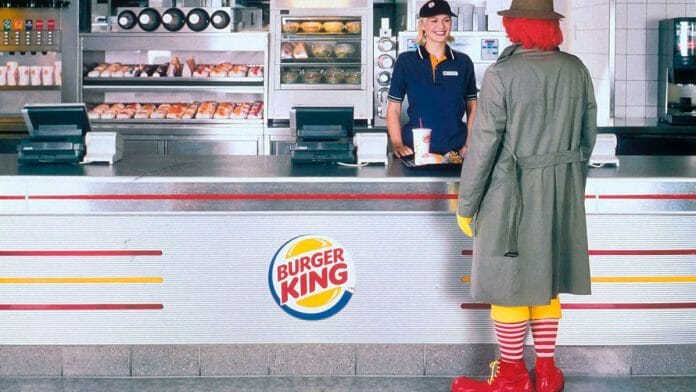 Guerra entre Burger King y McDonald's