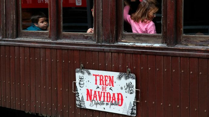 tren de la navidad de Madrid